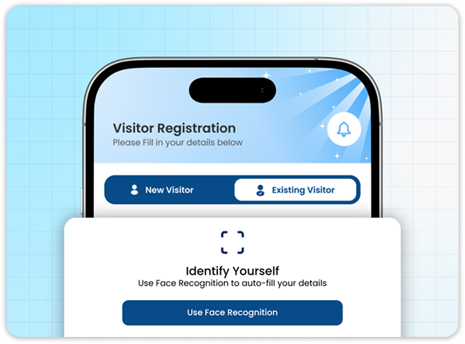 Visitor Management System dashboard